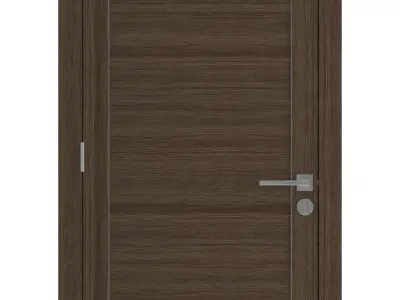 Door-048 interior door wood 3D model