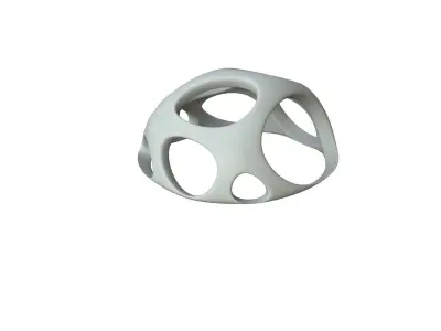 SciFi Cube Object No 57363 Low Poly Shape Low-poly 3D model