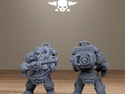 Ironvale infantry 3D print model