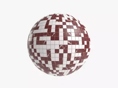 Floor Tile 001 PBR 4K - V35 Texture