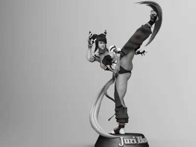 Street Fighter Juri 3D print model