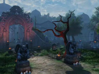 Graveyard Pack 3D model