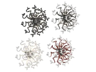 89065y Medusa Lightstar Sconce Chandelier 3D model