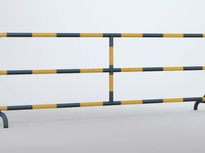 Road Barrier 3D model shop