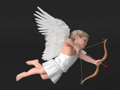  Cupid Angel with Heart Balloon Collection 