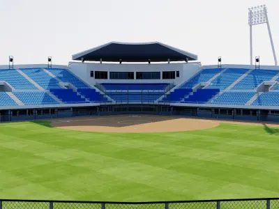 Fengtai Softball Field - Beijing China 3D model