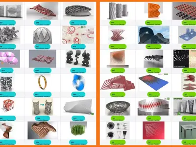 150 Parametric Scripts for Rhino Grasshopper 3D model 3D model