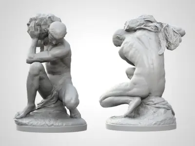 Atlas Statue 3D print model