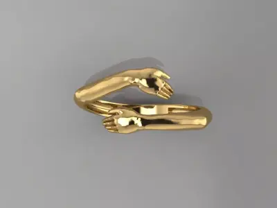 09 cuddle ring Free 3D print model