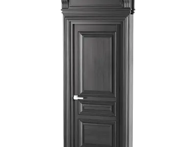 Modern entrance door 30 3D model