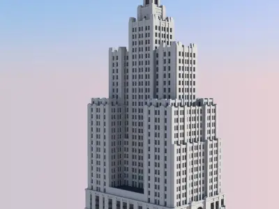 Industrial National Bank Building Free 3D print model
