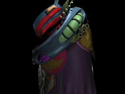 Vorlon Commander  3D model