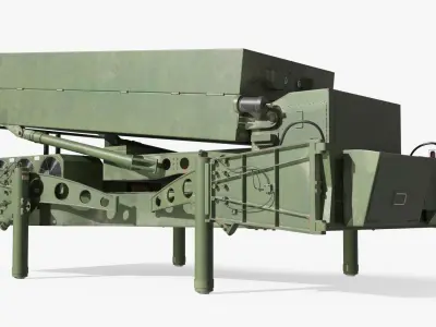  MEADS Mobile Radar Unit Stowed Green 