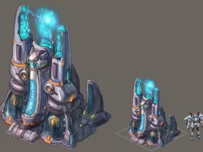 Energy generator 36 3D model
