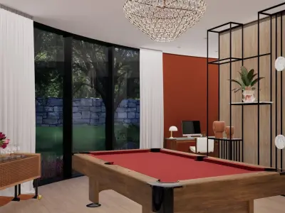 CASA MODERNA - MODELO 3D COMPLETO - INTERIOR Y EXTERIOR 3D print model