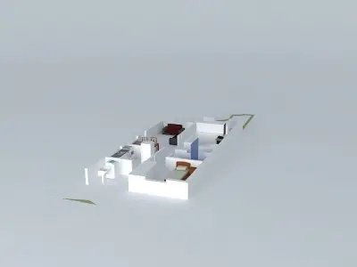 noivaorkut floor plan of apartment Free 3D model