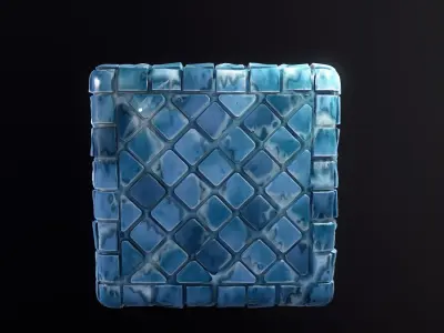Snow Brick Texture