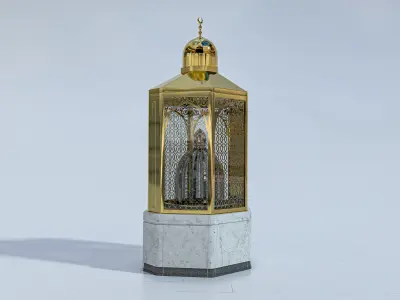 Maqam Ibrahim Low-poly 3D model