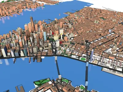 New York City USA 3D model