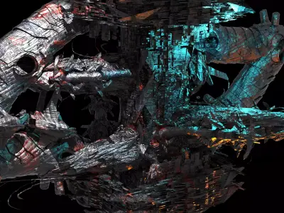 Event Horizon asteroid facility 3D model