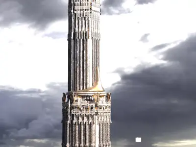 Motu Eternos Inspired Palace Kings Tower 3D model