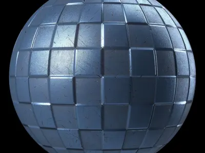 Metal Materials 41- Metal panels By Paint by  Sbsar Texture