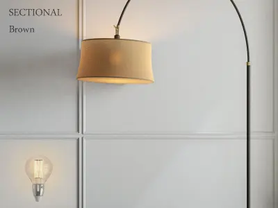 Pottery Barn  Winslow Arc Sectional Floor Lamp 3D model