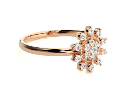 Women ring 3D print model 147