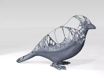 Sparrow Dust Voronoi 3D model