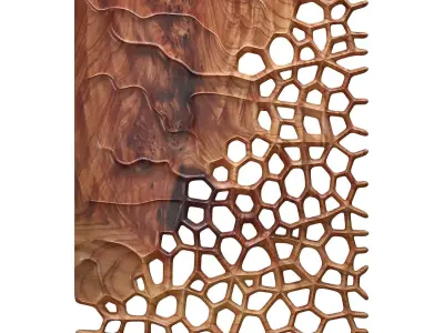 Organic wall hanging  3D model