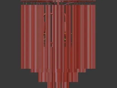 Nessa Round Chandelier 2 3D model