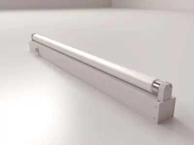 Fluorescent Fixture 3D model