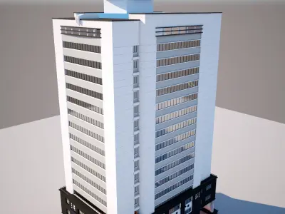 Office house 05 3D model