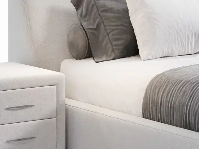 Louis Bed by Meridiani 3D model