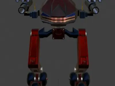 Sci-Fi Robot Enemy 004 Low-poly 3D model