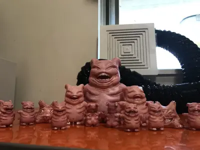 3d print Animal Cartoon Tardigrade Waterbears 3D print model