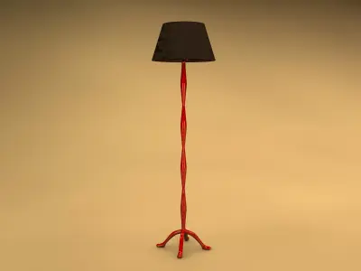 floor lamps brave and eco 3D model