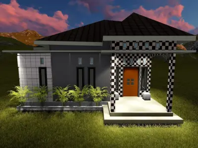 building tropis klasik 3D model