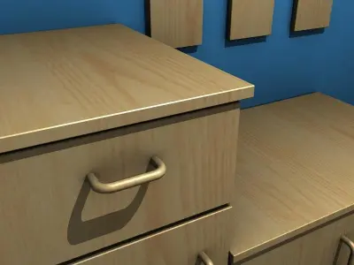 Hall furniture cabinets 3D model