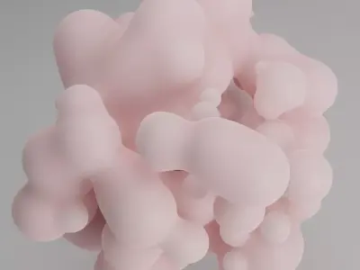 Abstract Blob model 3D model