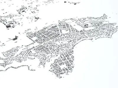 Wellington Streets and Buildings 3D model