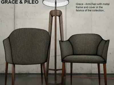 Porada Grace and Porada Pileo 3D model