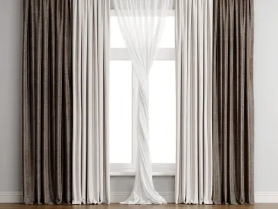 Curtain 03 3D model