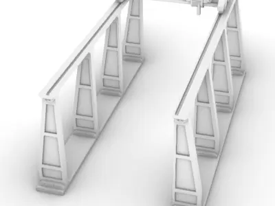 Warehouse Crane 3D print model