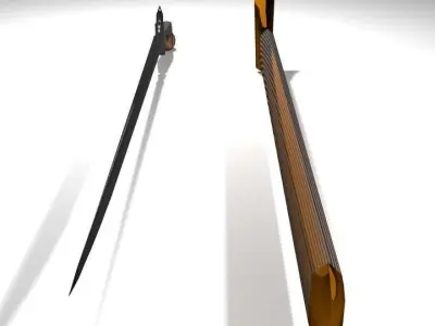 Sword - Malay Pedang Panjang 3D model