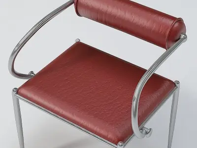 Red Chair 04 3D model