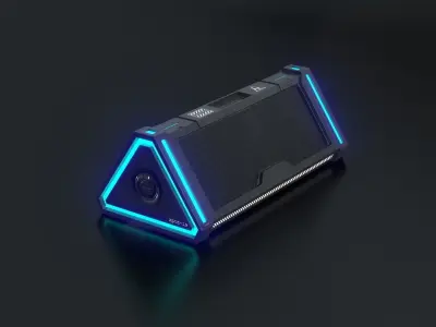 Sci Fi Box v5 Low-poly 3D model