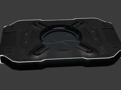 Vent- Floor Door Low-poly 3D model