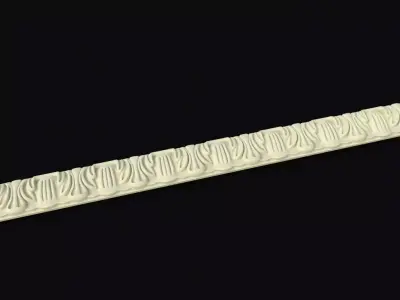 baguette decorative strip 3D model