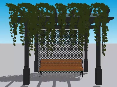 Gazebo 3D model 6